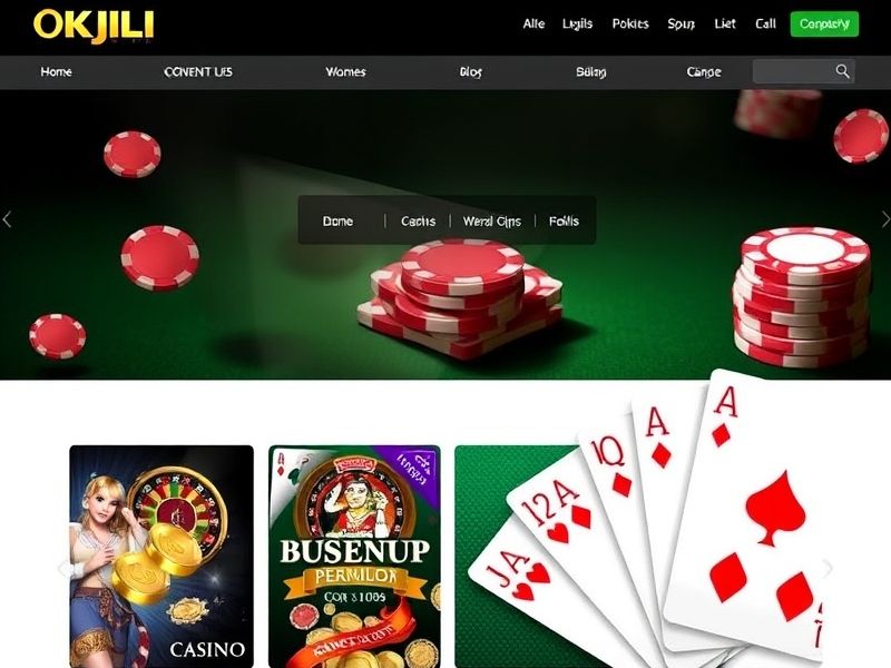 Welcome to Okjili, your premier hub for online gambling. Explore the best casino games, live sports betting, poker competitions, and exclusive promotions at okjili.com.
